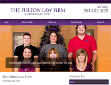 Tablet Screenshot of fultonlawfirm.com